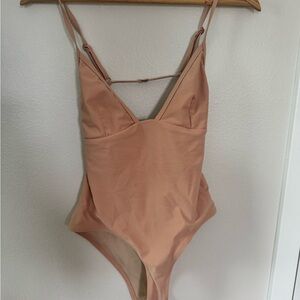Peach Kids One Piece Swimsuit